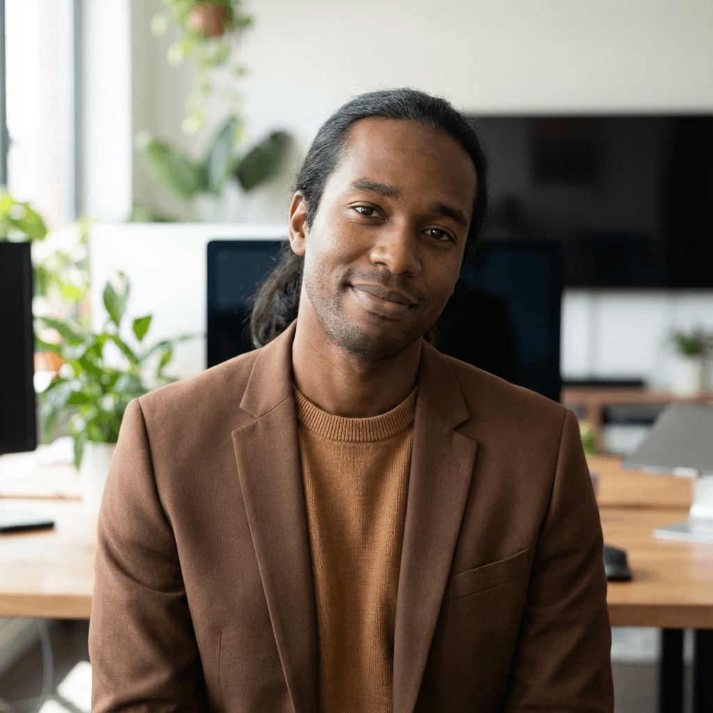 Daniel Reeves, operations director, in a professional office setting
